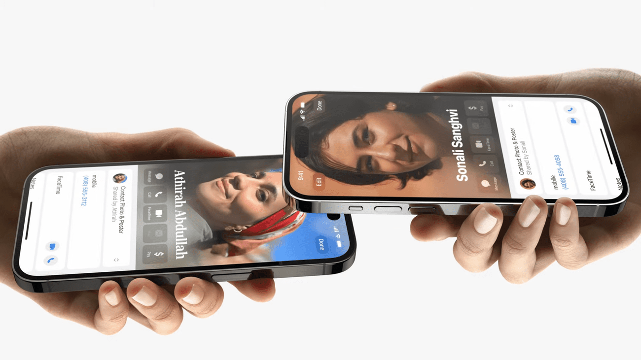 Κοινή χρήση επαφών στο iOS 17