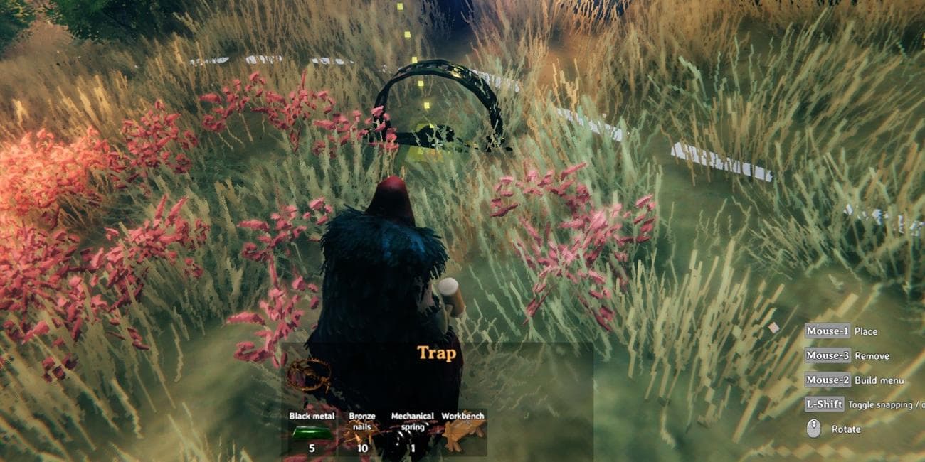 laying a trap in valheim