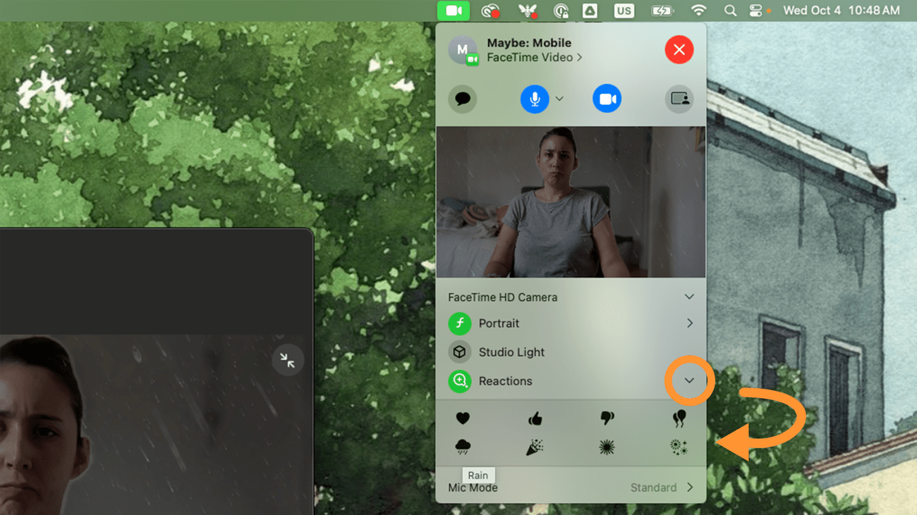Το μενού Βίντεο της Apple με αντιδράσεις