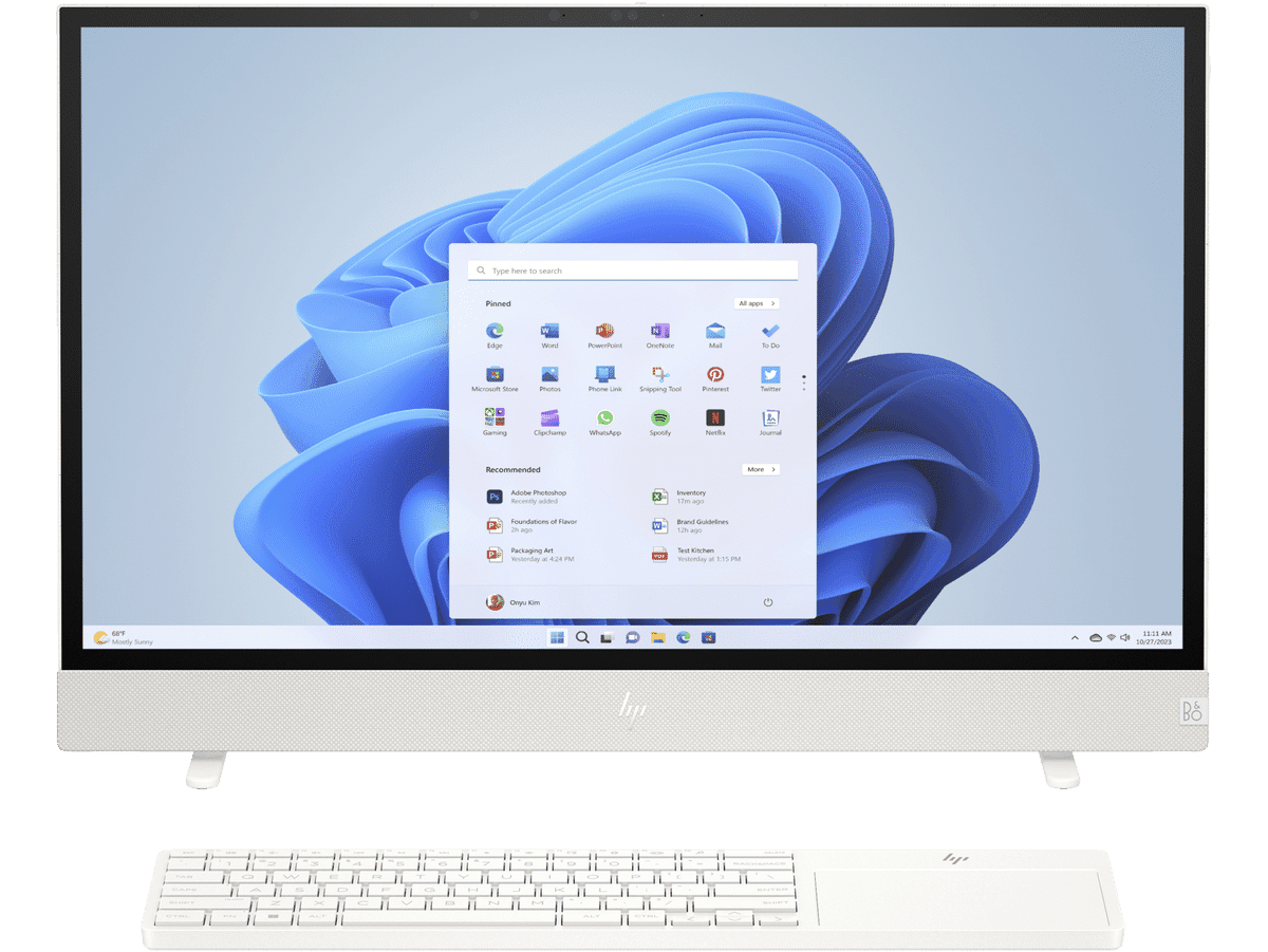 HP Envy Move when set up