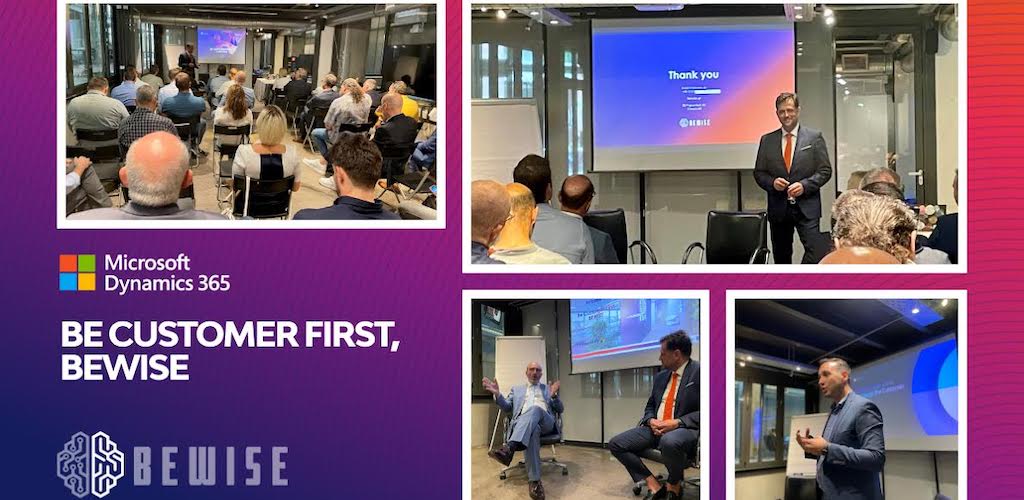 Ηγέτες διαφορετικών κλάδων συγκεντρώνονται στην εκδήλωση “Be customer first, BEWISE” της BEWISE για να εξερευνήσουν τις δυνατότητες των τελευταίων τεχνολογιών της Microsoft