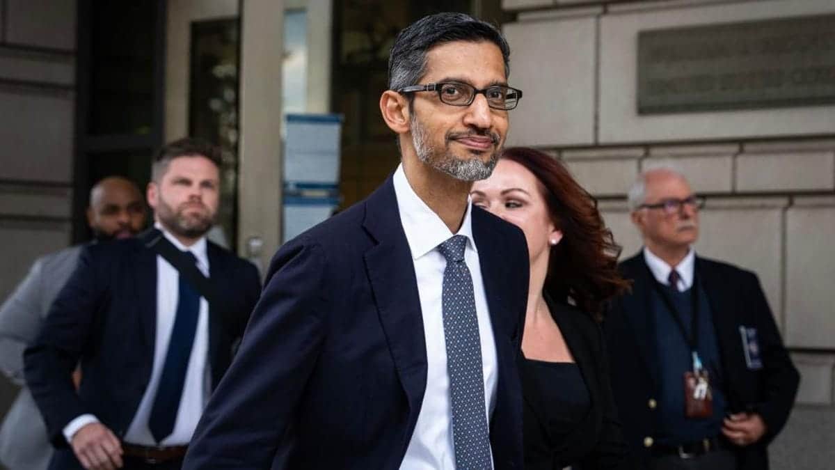 Ο Διευθύνων Σύμβουλος της Google υπερασπίζεται ότι πληρώνει δισεκατομμύρια για να παραμείνει κορυφαία μηχανή αναζήτησης