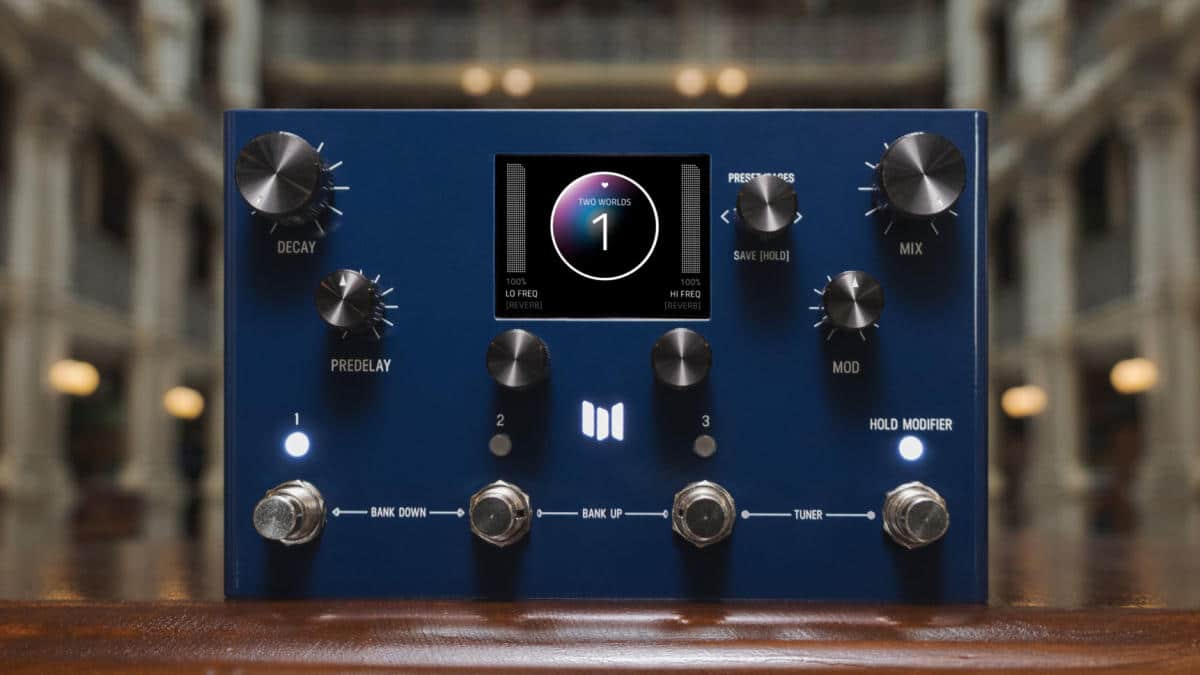 Το Meris MercuryX είναι ένα αρθρωτό πεντάλ αντήχησης για τους ηχητικούς τυχοδιώκτες
