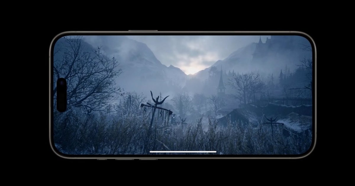  Το Resident Evil Village για iPhone 15 Pro προσφέρει ρυθμίσεις γραφικών που μοιάζουν με υπολογιστή με αναβάθμιση MetalFX.  Μπορεί να διατηρήσει 60 FPS σε ανάλυση Full HD+
