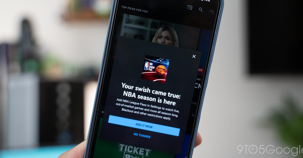 Το YouTube TV επεκτείνει τη ροή πολλαπλών προβολών στο NBA League Pass
