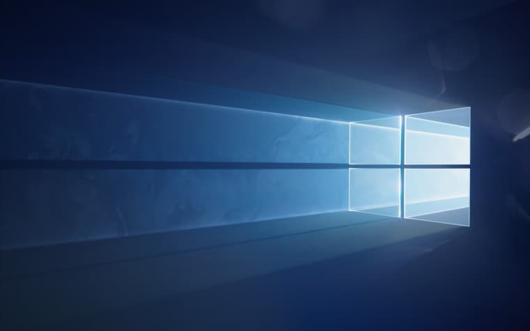 A late prototype of the Windows 10 stock wallpaper found in a leaked Windows 11 build