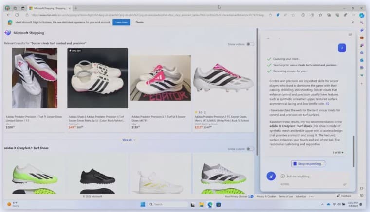 microsoft copilot in edge shopping