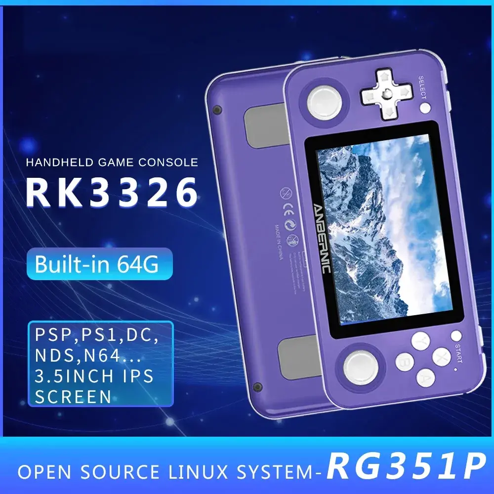 [#Ιστορικό_Χαμηλό] Anbernic RG351P : Ένα εξαιρετικό Emulator-machine, με οθόνη 3.5" 64GB μνήμης και 2500+ παιχνίδια με 65€!!