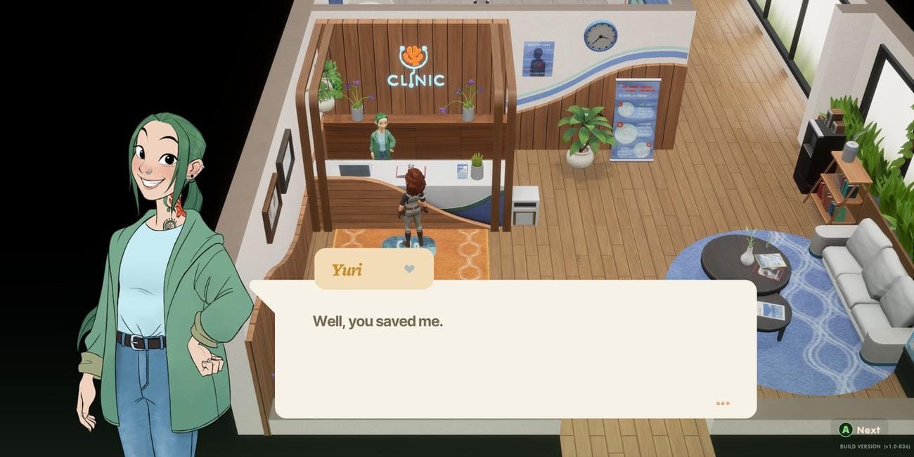 Γιούρι στην κλινική στο Coral Island