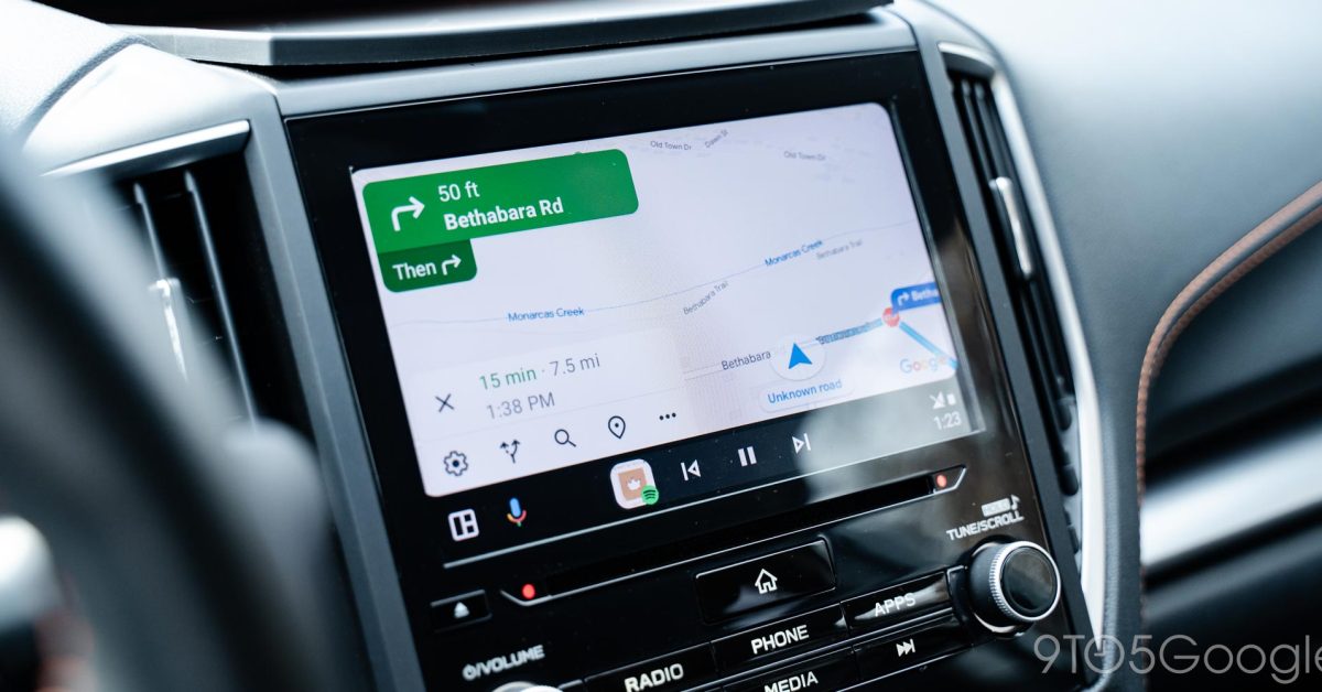 Το Android Auto κυκλοφορεί άλλο ένα νέο σχέδιο για τους Χάρτες Google
