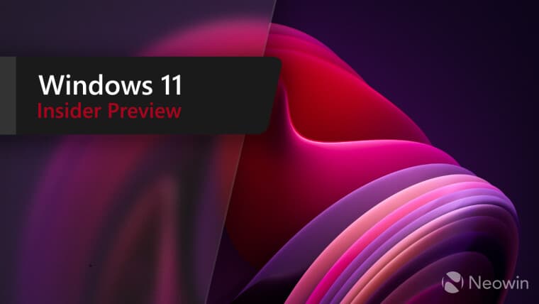 A Windows 11 Insider Preview banner