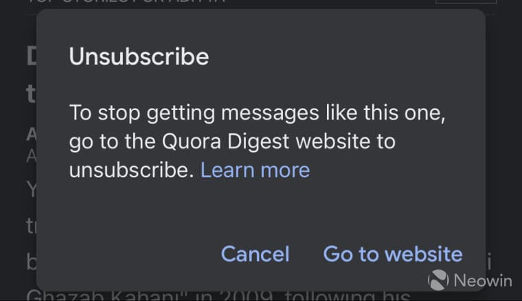Το Gmail για iOS διευκολύνει την απεγγραφή από ανεπιθύμητα μηνύματα ηλεκτρονικού ταχυδρομείου, Το Gmail για iOS διευκολύνει την απεγγραφή από ανεπιθύμητα μηνύματα ηλεκτρονικού ταχυδρομείου, TechWar.gr