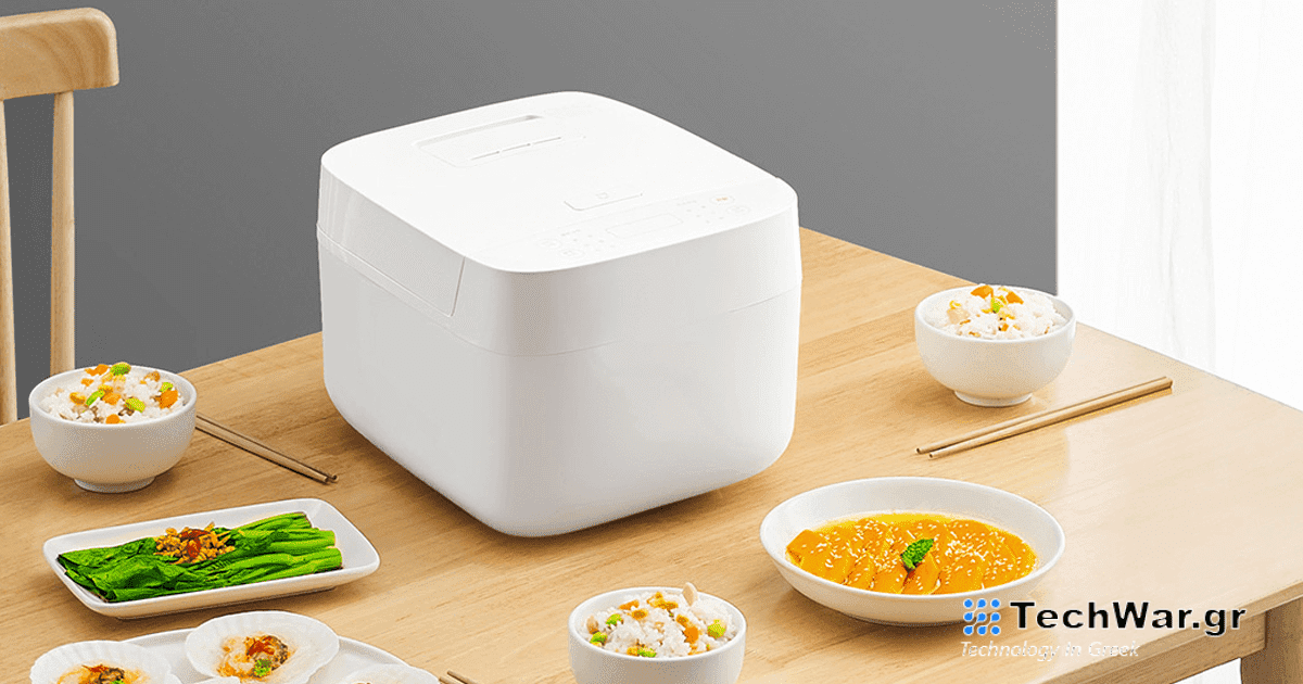  Η Xiaomi Mijia Rice Cooker 1C έχει όγκο 3L και θα σας ετοιμάσει νόστιμο ρύζι σαν από την Κίνα.  Στην αποθήκη CZ με τα χαμηλότερα 40€!
