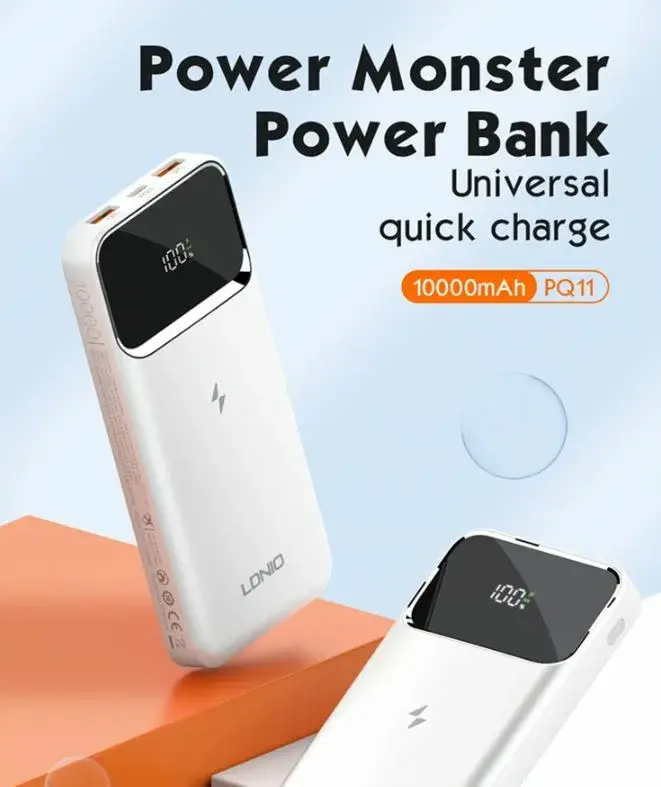 LDNIO PQ11 - Νέο PowerBank 10.000mAh με ασύρματη φόρτιση έως 15W στα 31,5€!!