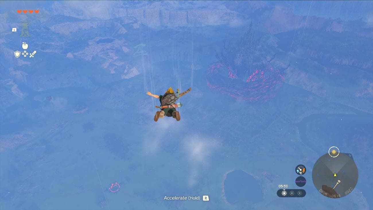 Στιγμιότυπο οθόνης Zelda: Tears of the Kingdom