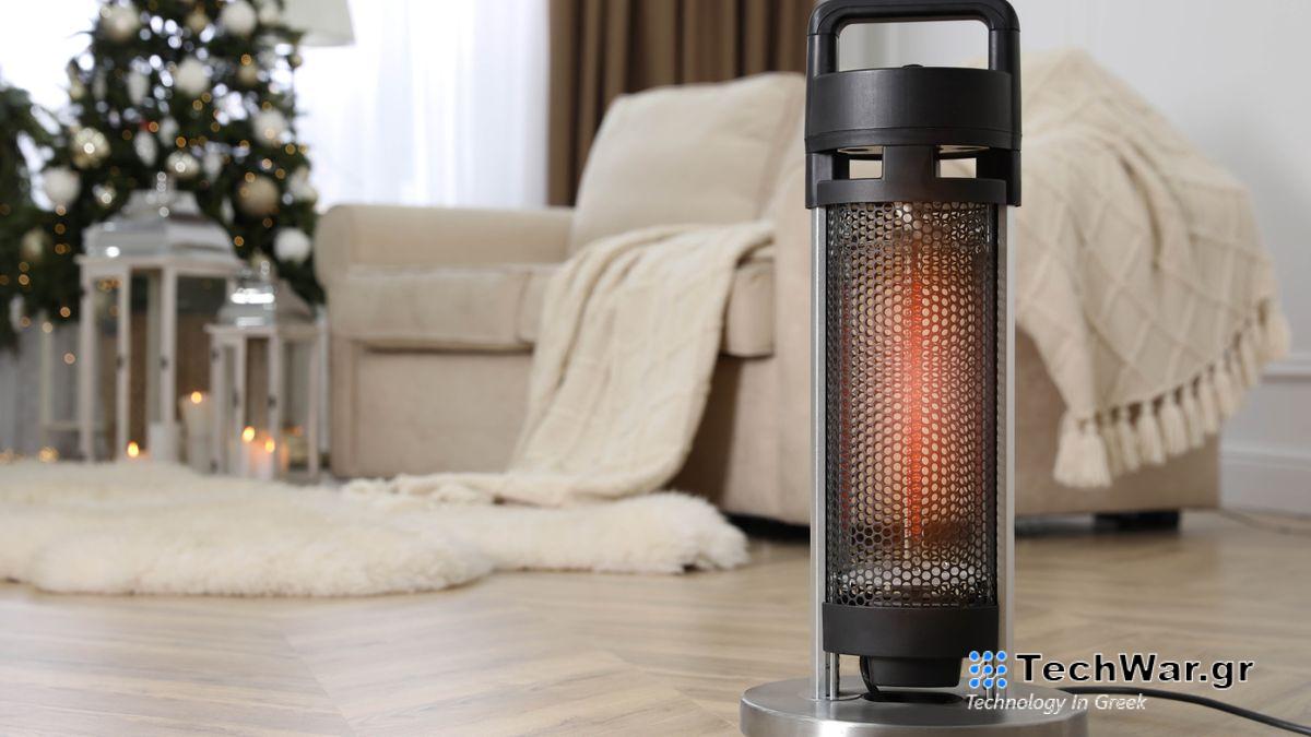 Space heater in living room