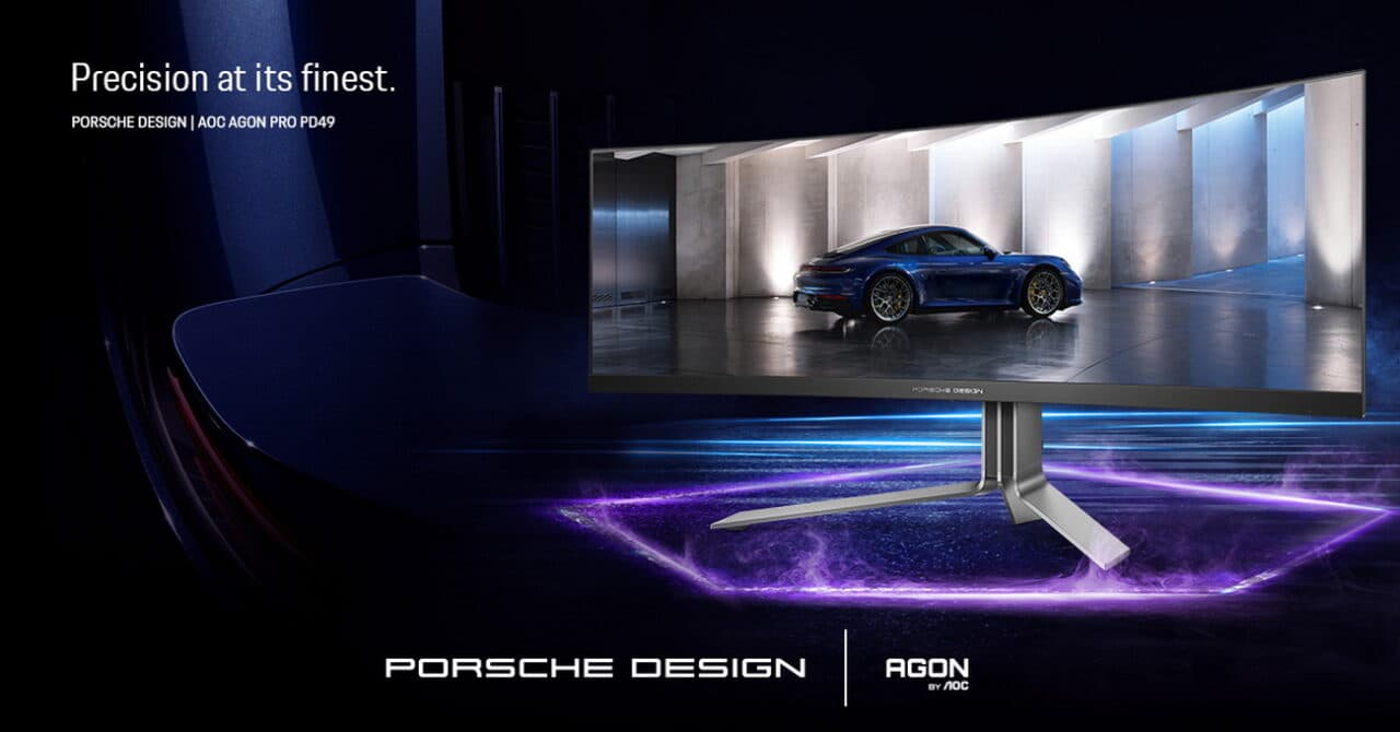 Η Porsche Design και η AGON by AOC αποκαλύπτουν το νέο κυρτό gaming monitor PD49, Η Porsche Design και η AGON by AOC αποκαλύπτουν το νέο κυρτό gaming monitor PD49, TechWar.gr