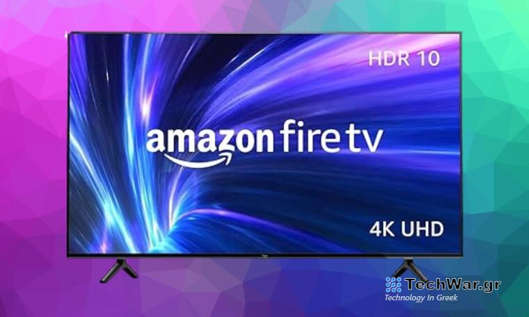 Amazon Fire TV 50" Σειρά 4-Series 4K UHD smart TV τώρα διαθέσιμη σε μεγάλη τιμή