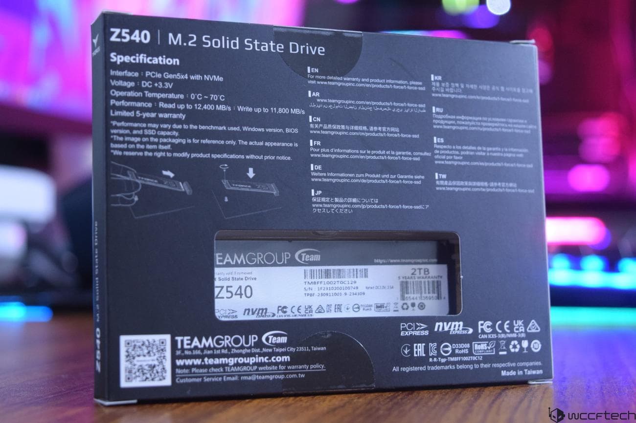 Team Group T-Force CARDEA Z540 2 TB PCIe 5.0 NVMe SSD Review, Team Group T-Force CARDEA Z540 2 TB PCIe 5.0 NVMe SSD Review, TechWar.GR