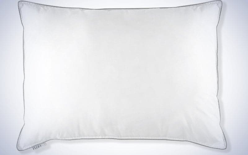 FluffCo Down Feather Pillow