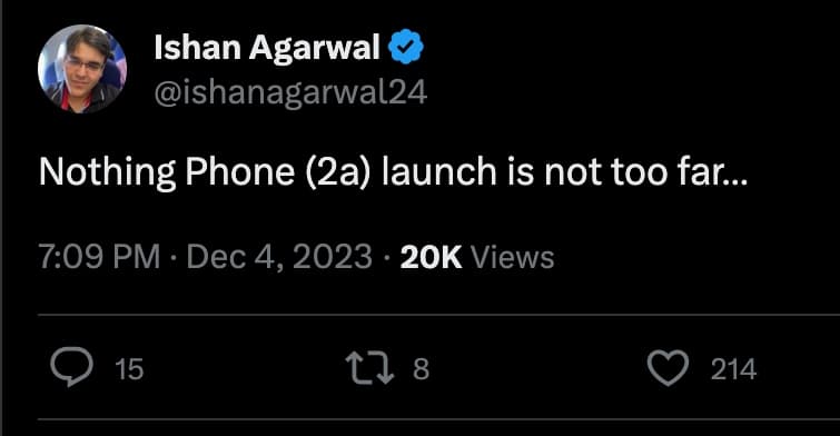 Nothing Phone 2a εκκίνηση