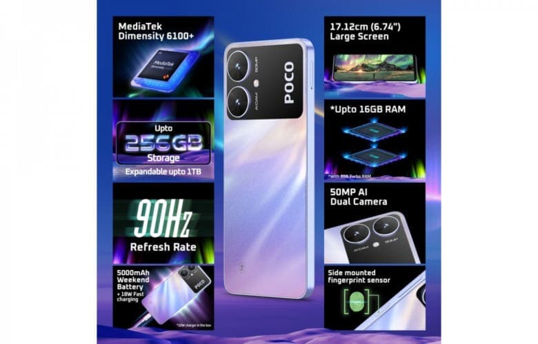 Poco M6: ντεμπούτο με Dimensity 6100+ και 8 GB μνήμης RAM, Poco M6: ντεμπούτο με Dimensity 6100+ και 8 GB μνήμης RAM, TechWar.gr