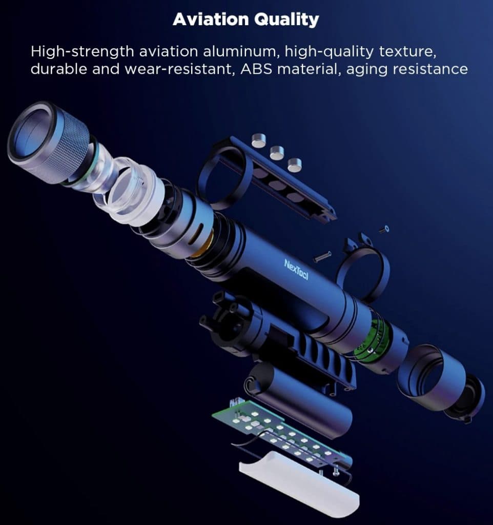 Eπαναφορτιζόμενος φακός τσέπης 1000 lumens της Nextool με ενσωματωμένη μπαταρία και λειτουργία Power Bank στα 29.8€!, Eπαναφορτιζόμενος φακός τσέπης 1000 lumens της Nextool με ενσωματωμένη μπαταρία και λειτουργία Power Bank στα 29.8€!, TechWar.GR