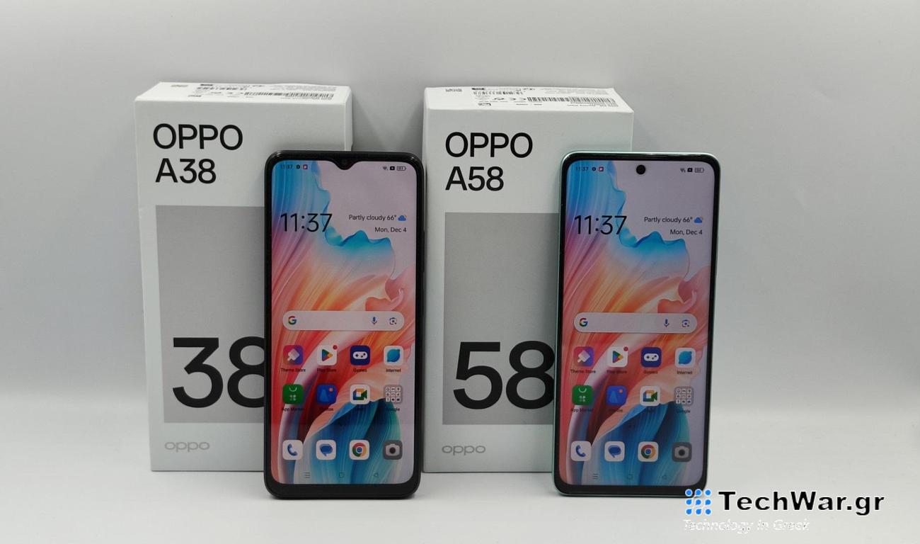 Unboxing και hands-on με τα Oppo A38 και A58!