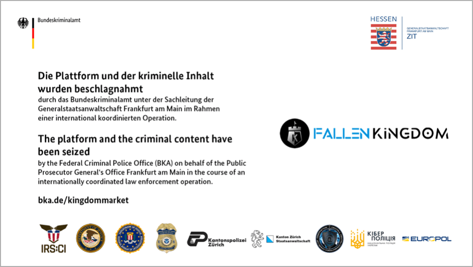 Η γερμανική αστυνομία κατεδαφίζει την αγορά εγκλήματος στον κυβερνοχώρο του Kingdom Market, Η γερμανική αστυνομία κατεδαφίζει την αγορά εγκλήματος στον κυβερνοχώρο του Kingdom Market, TechWar.gr