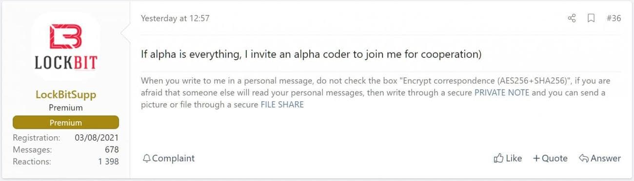 Το LockBit ransomware κυνηγάει τώρα τις θυγατρικές BlackCat και NoEscape, Το LockBit ransomware κυνηγάει τώρα τις θυγατρικές BlackCat και NoEscape, TechWar.gr