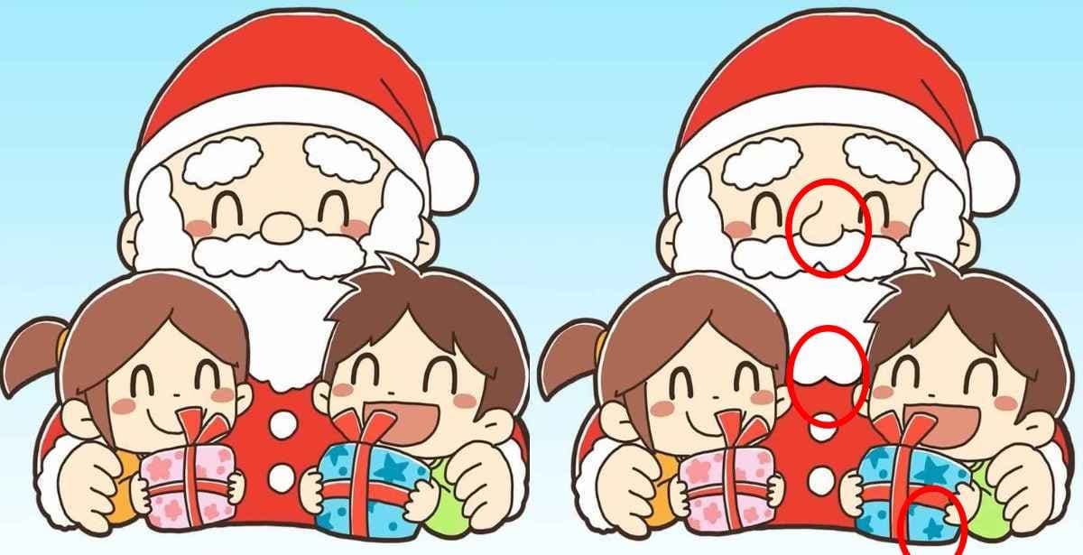 Μπορείτε να βρείτε τις 3 διαφορές στις εικόνες με τον Άγιο Βασίλη σε 13 δευτερόλεπτα; / FOXreport.gr, Μπορείτε να βρείτε τις 3 διαφορές στις εικόνες με τον Άγιο Βασίλη σε 13 δευτερόλεπτα;, TechWar.GR