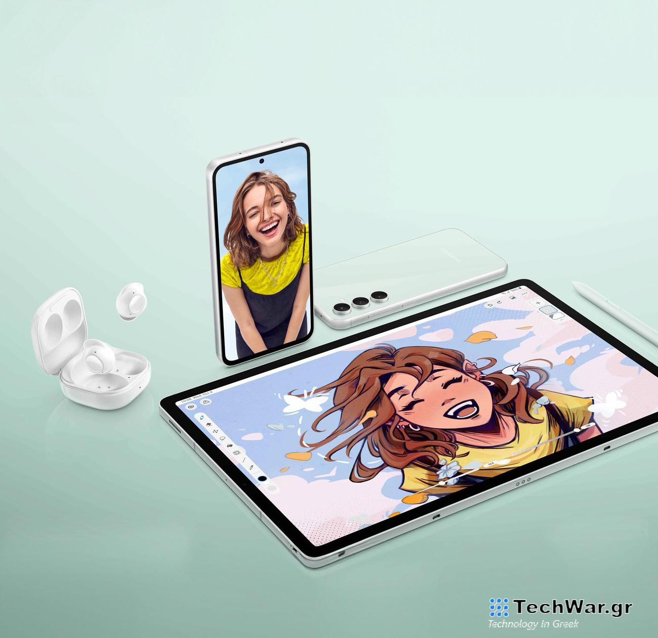 Ήρθαν τα νέα Samsung Galaxy S23 FE, Tab S9 FE και Buds FE