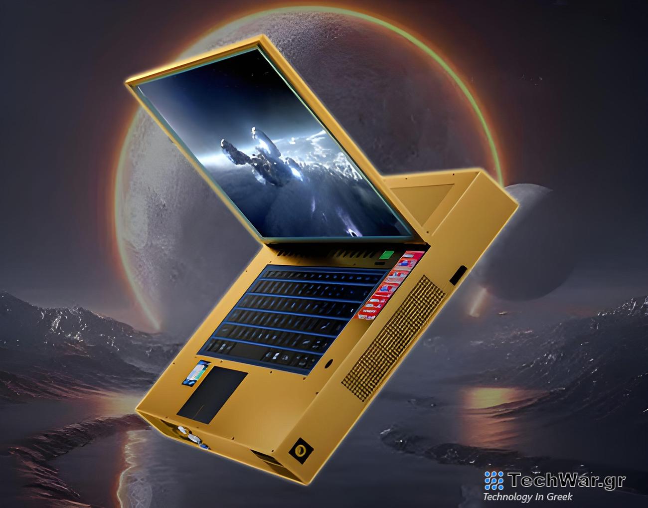 Αυτός ο παράφρων φορητός υπολογιστής συσκευάζει την CPU 64 Core EPYC 9554 της AMD, μια επιφάνεια εργασίας NVIDIA RTX 4080 GPU και την υγρή ψύξη