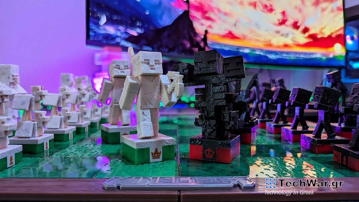 Image of the Minecraft x The Noble Collection collectibles.