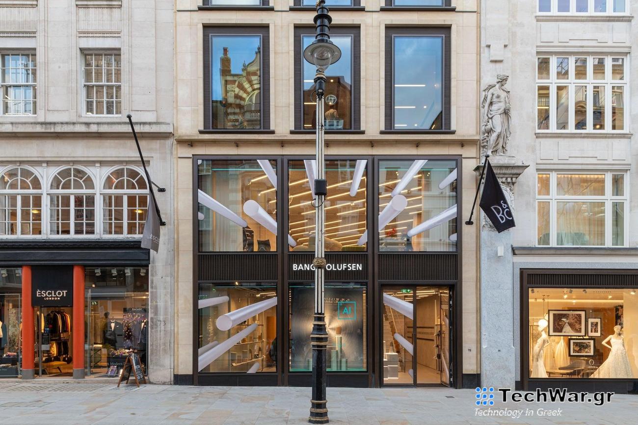 Η B&O ανοίγει ναυαρχίδα στο Λονδίνο