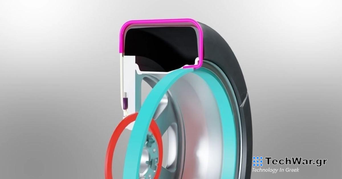 Η Hyundai παρουσιάζει ελαστικό που εξάγει τις αλυσίδες χιονιού με το πάτημα ενός κουμπιού