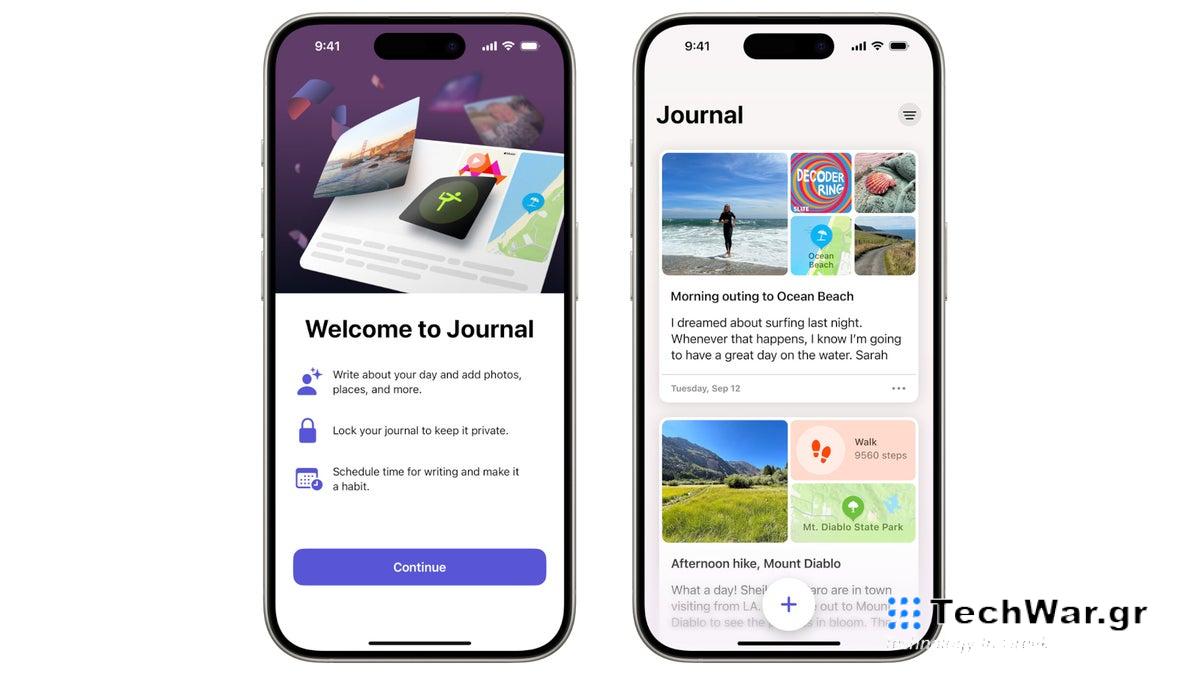 Η εφαρμογή Journal της Apple είναι εδώ για να σας βοηθήσει να παρακολουθείτε ιδιαίτερες στιγμές