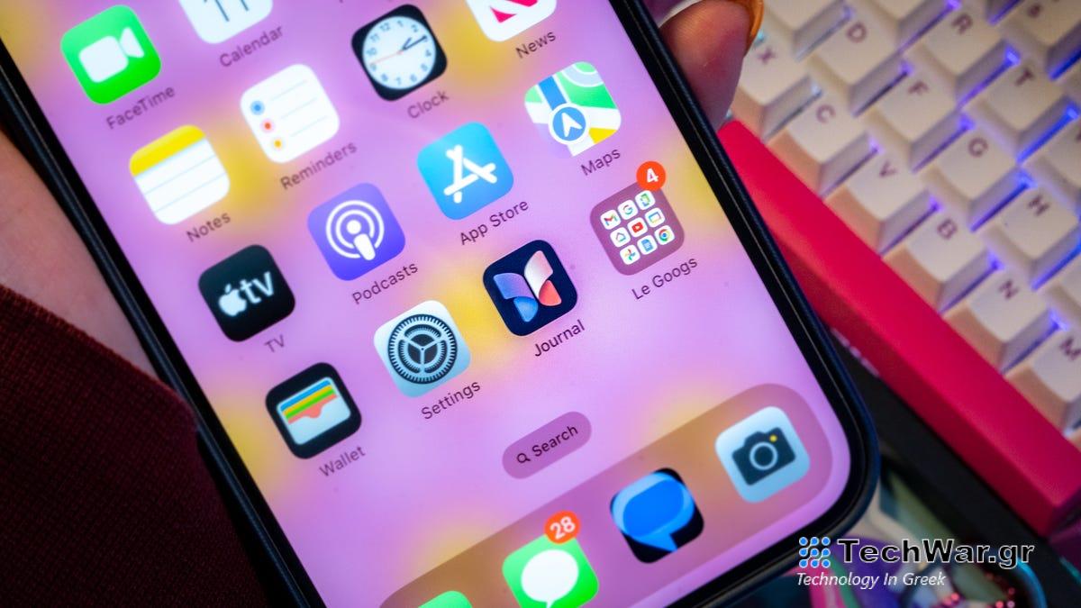 Η εφαρμογή Journal της Apple μπορεί να είναι το μόνο πράγμα που θα σας κρατήσει υγιείς αυτές τις διακοπές