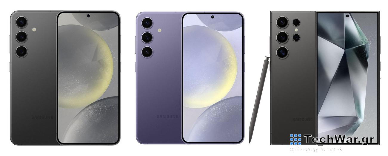 Μια νέα διαρροή ρίχνει φως και στις τρεις παραλλαγές του Galaxy S24 και στις προδιαγραφές τους
