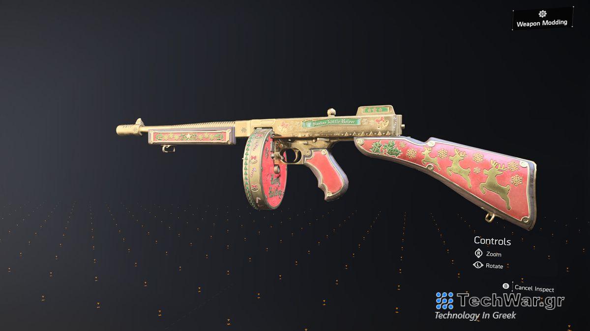 The Sleigher seasonal SMG in The Division 2