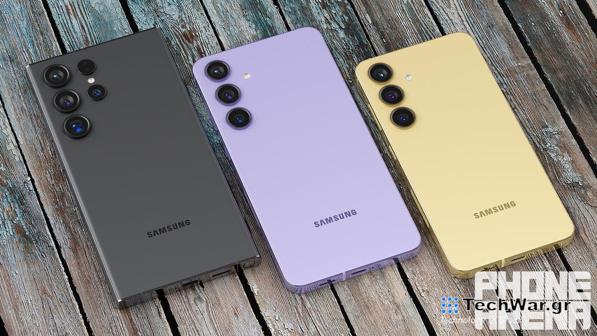 Τα επίσημα renders της σειράς Galaxy S24 υποτίθεται ότι διαρρέουν μέσω εξουσιοδοτημένου διανομέα στην Κολούμπια