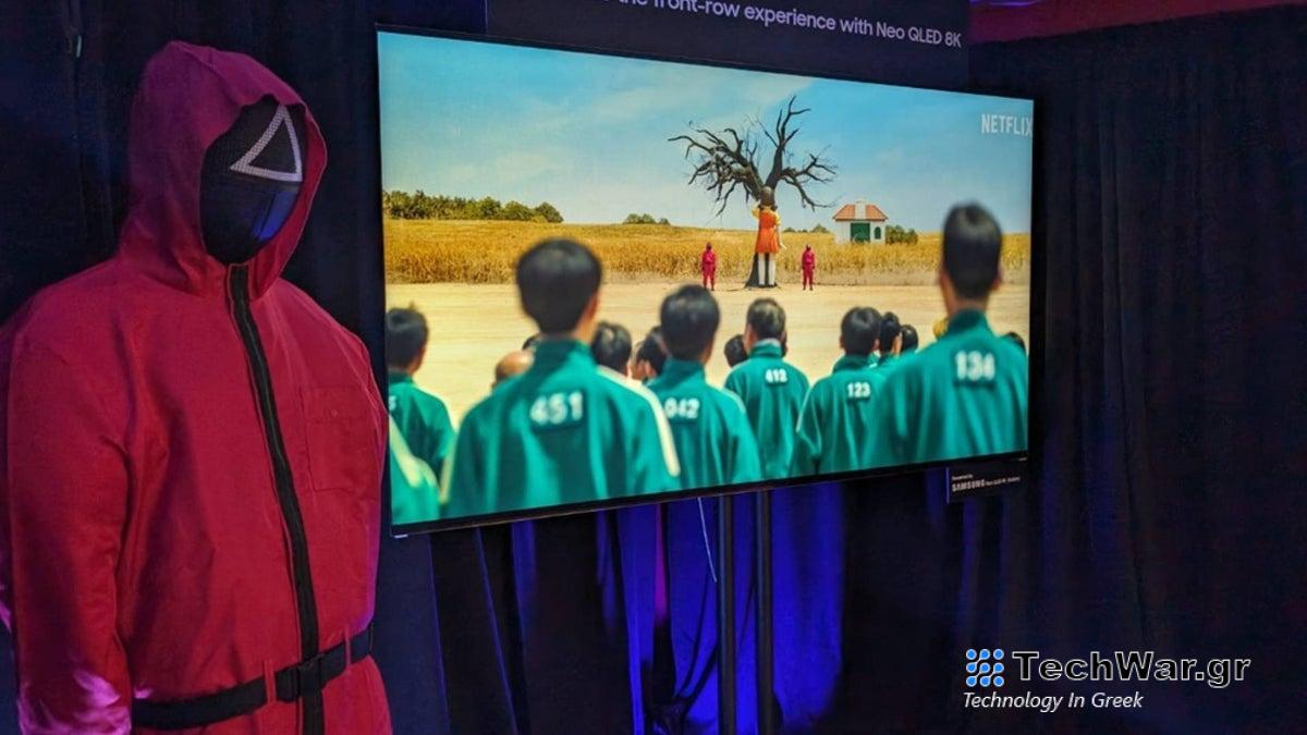 Το Galaxy Z Flip 5 και το Galaxy S23 Ultra Το Galaxy Z Flip 5 και το Galaxy S23 Ultra αποτελούν μέρος της Immersive Live Experience «Squid Game» στην Καλιφόρνια