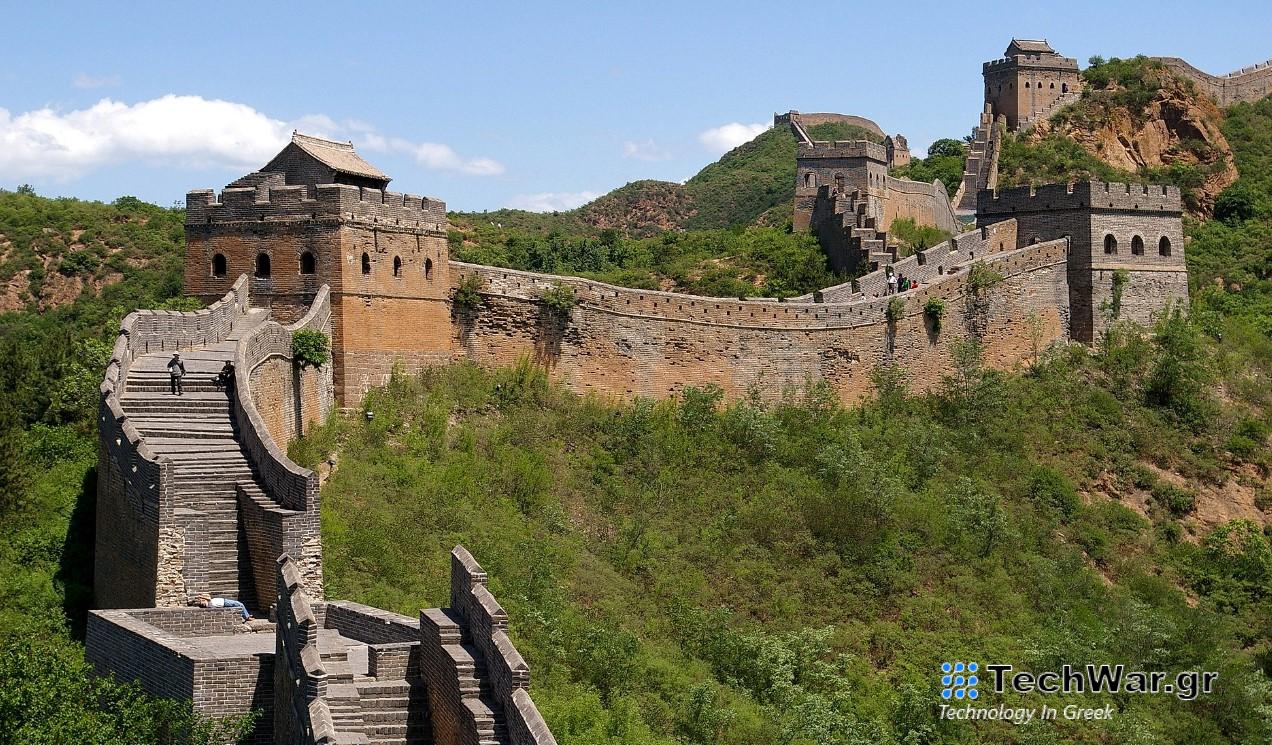 Το μέγα Σινικός Τείχος της Κίνας. Το Μογγολικό Τόξο είναι τμήμα του και δεν έχει μελετηθεί επαρκώς.