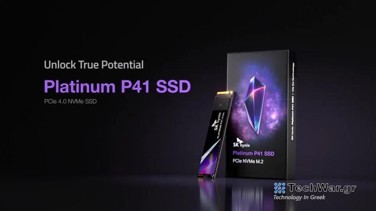 SK hynix Platinum P41 NVMe SSD promo image