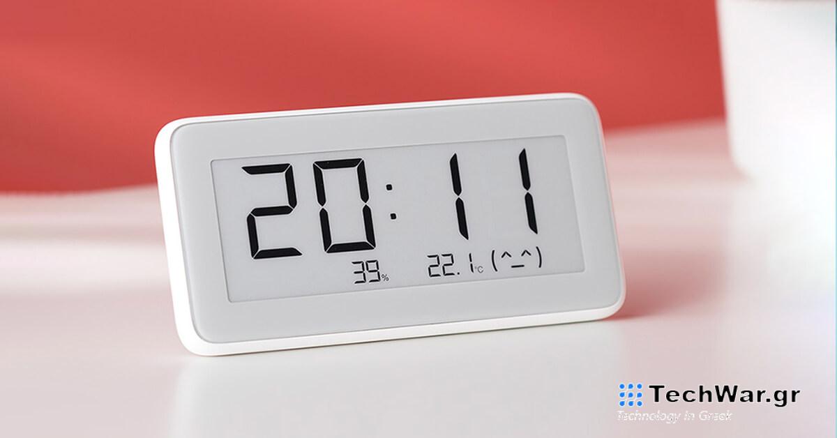 Το έξυπνο ρολόι Xiaomi Mijia Pro διαθέτει οθόνη E-ink, μετρά τη θερμοκρασία και την υγρασία. Έλαβαν νέο κουπόνι με χαμηλή τιμή