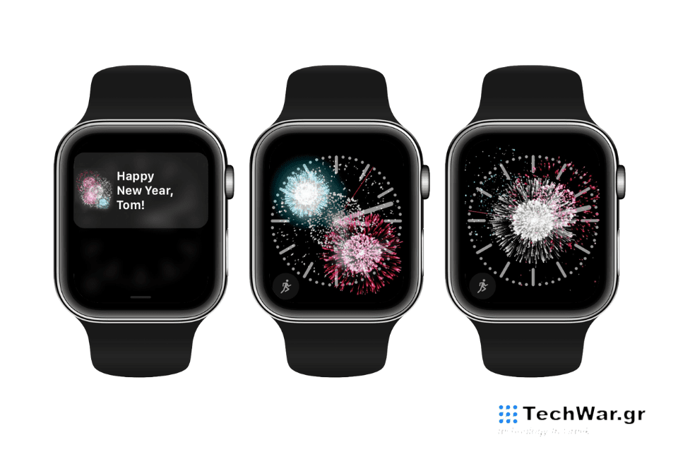 Η Apple γιορτάζει την Πρωτοχρονιά με επίδειξη πυροτεχνημάτων Apple Watch