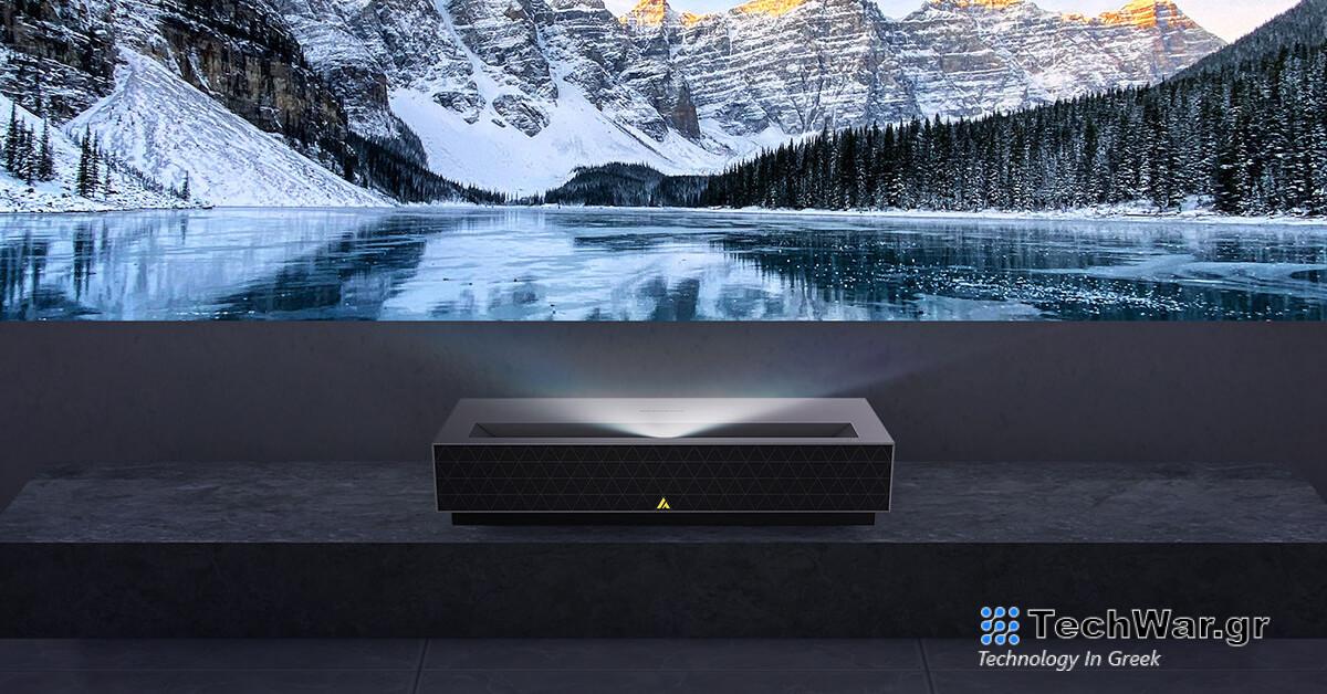 Το Xiaomi Fengmi Laser TV 4K Cinema Pro είναι ένας premium προβολέας 4K με 150"