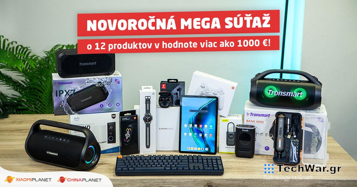 [VYHLÁSENIE VÍŤAZOV] Πρωτοχρονιάτικος διαγωνισμός MEGA με το XiaomiPlanet.sk: Κερδίστε ένα από τα 12 προϊόντα συνολικής αξίας άνω των 1000€!
