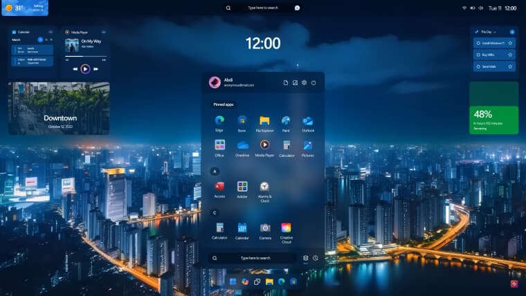Η Concept φαντάζεται τα "Windows 12" ως το επόμενο "επαναστατικό" λειτουργικό σύστημα της Microsoft, Η Concept φαντάζεται τα “Windows 12” ως το επόμενο “επαναστατικό” λειτουργικό σύστημα της Microsoft, TechWar.GR