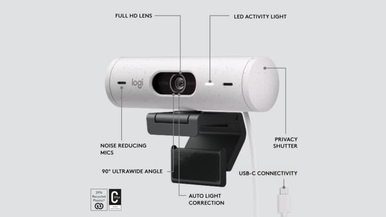 Η κάμερα Web Logitech Brio 500